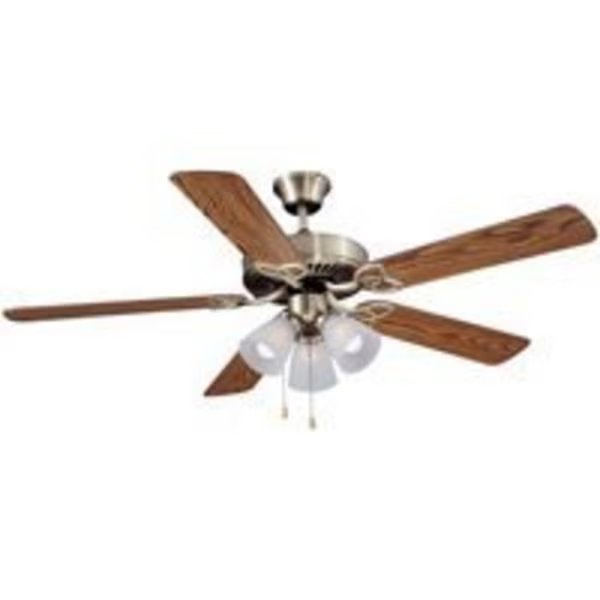 Boston Harbor CF-78042 Ceiling Fan, Dual Mount, With 3 Light Kit, 52In, Boston Harbor, Mfr#: CF-78042